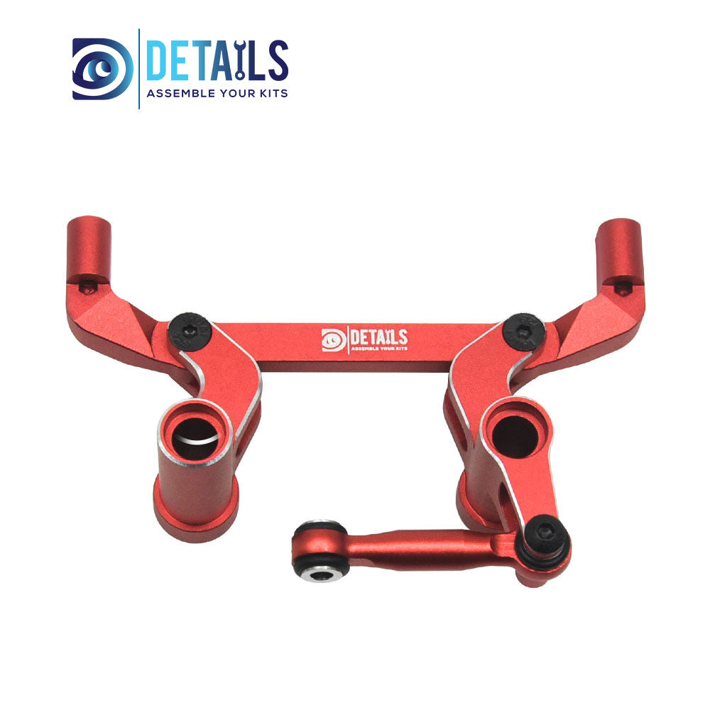 Aluminum Steering Set Steering Rods Set For TRAXXAS 1/10 4-TEC Drift Ford Mustang