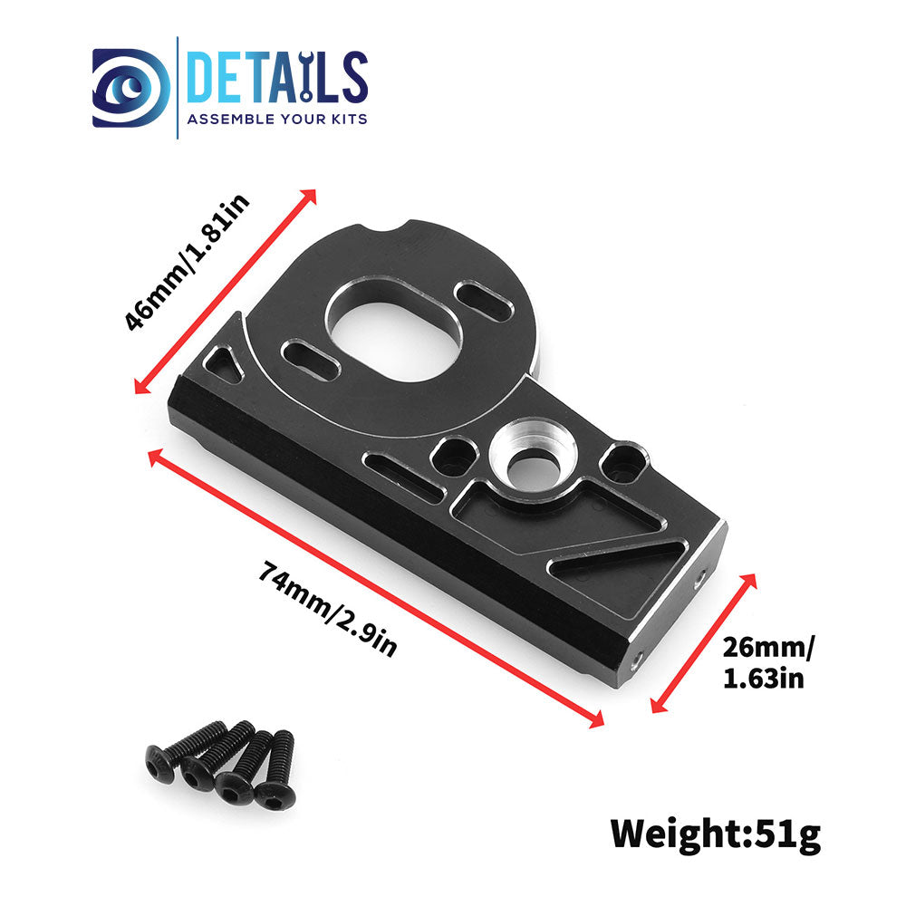 Aluminum Motor Mount  for Axial SCX10 PRO 1/10 RC Crawler Car
