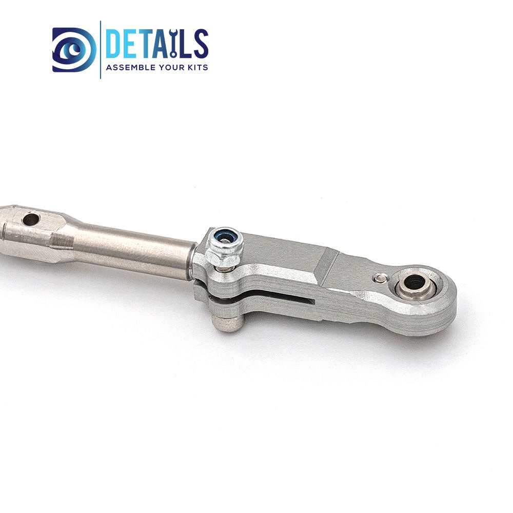 Hobby Details Aluminum Rear Steering Rod for Team Corally Kronos XP 6S XTR 1/8 RC Car Upgrades Parts