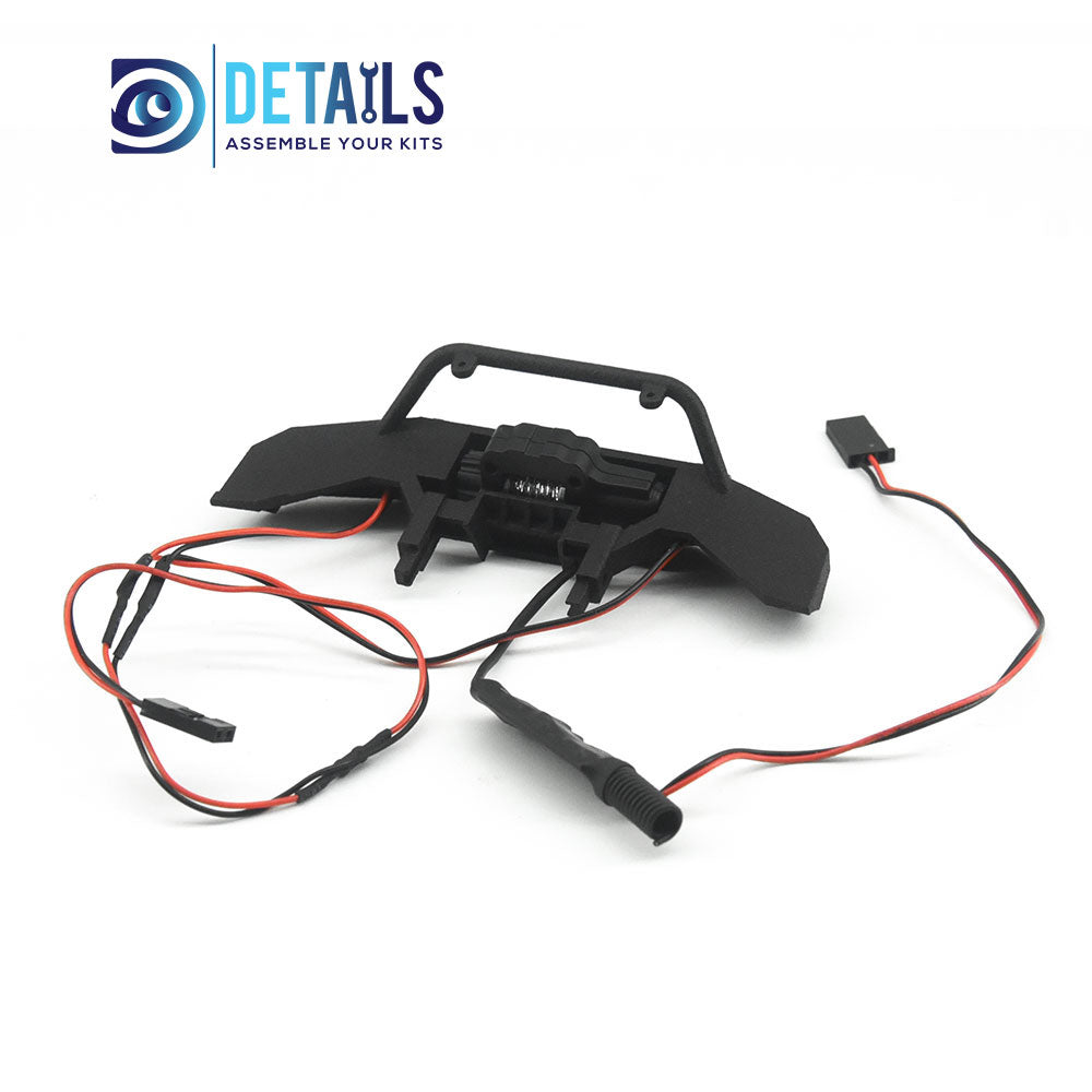 3D printing Front Bumper with Winch and Remote Controller for TRX4M 1/18 Ford Bronco
