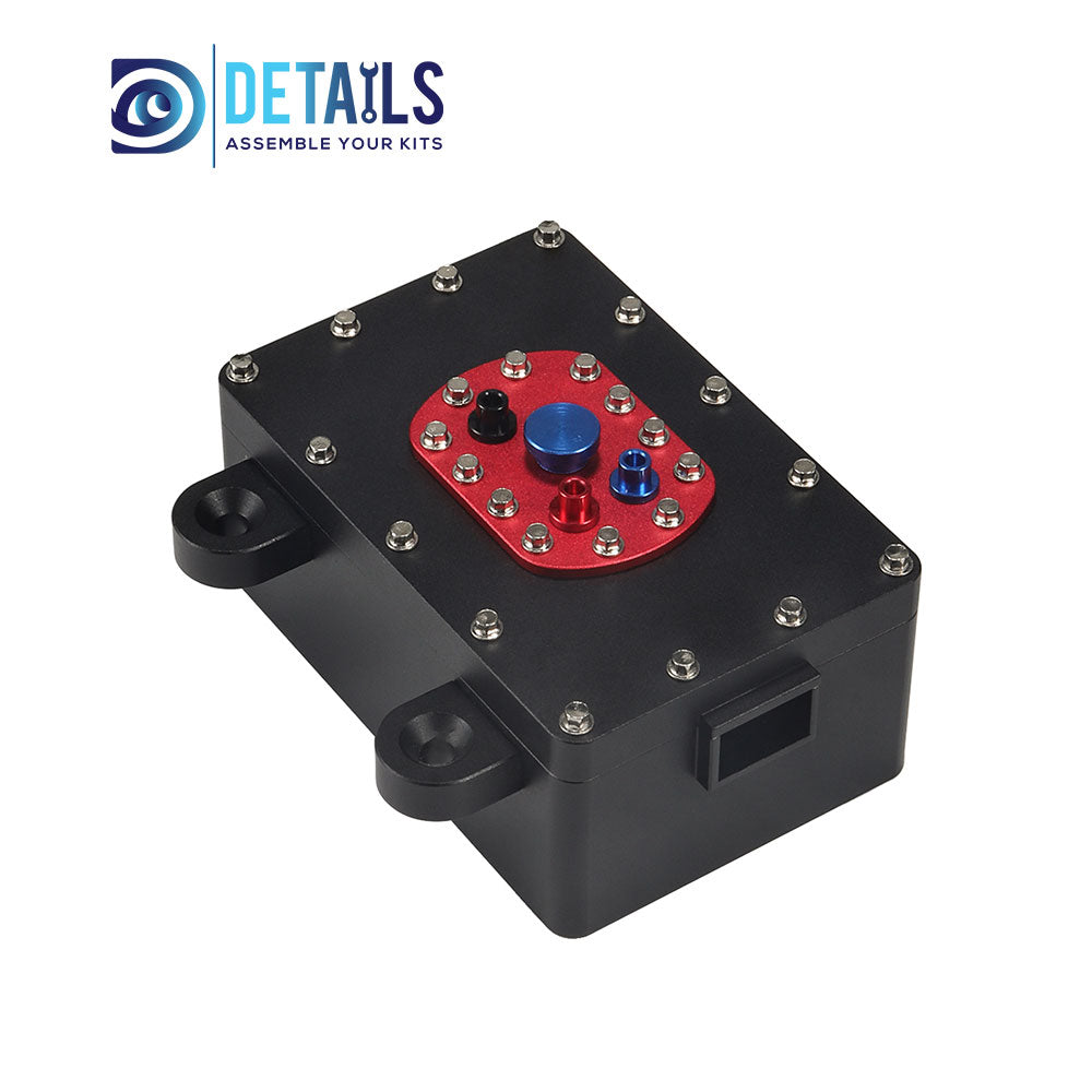 Aluminum CNC Scale Fuel Cell Receiver Box 60*40*26mm