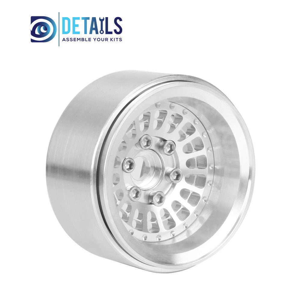 Offset -10mm Aluminum 1.9" Beadlock Wheel Rim for 1/10 RC Crawler SCX10 Pro TRX4 VS4-10 Gen8 TRX6 CAPRA 4pcs/set C