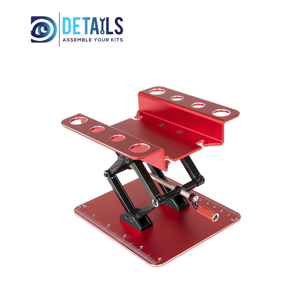 Aluminum 1/8 1/10 1/16 Adjustable RC Car Stand For Rc Car Repair Assembly Display 60-140mm