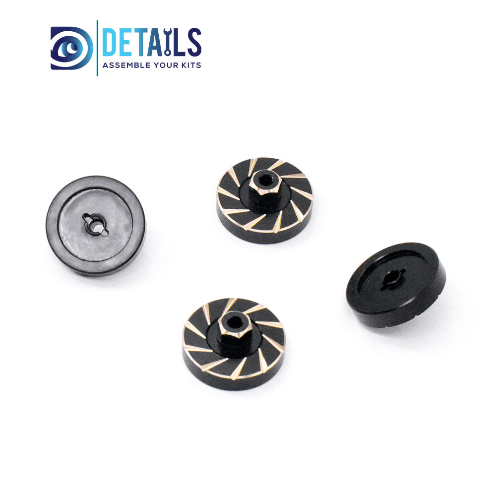 Brass Wheel Hex Counterweight 4pcs/set for TRX-4M 1/18 Car