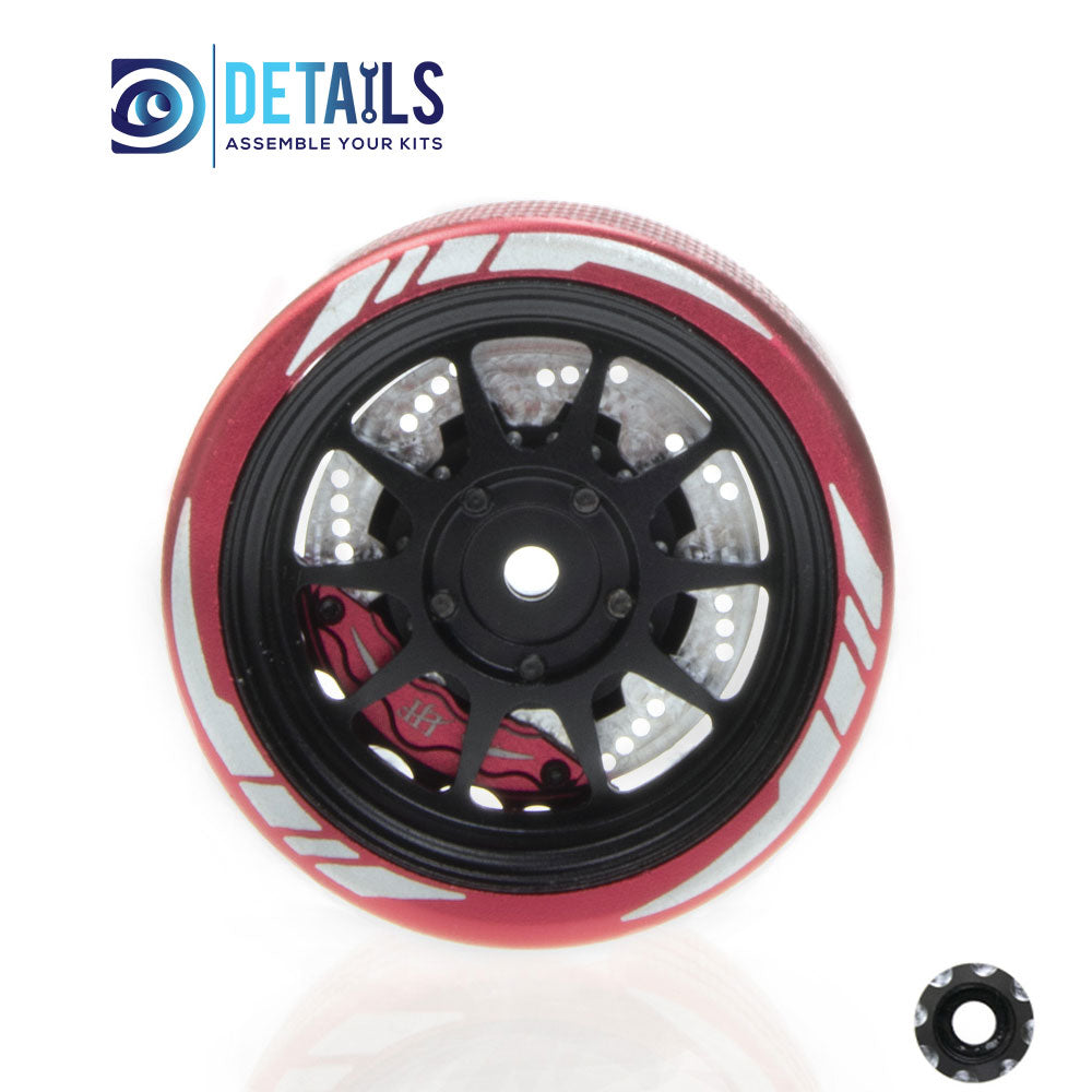 Metal RC Transmitter Steering Handwheel for FlySky NB4 SANWA MT4 FUTABA 3PV WFLY X9