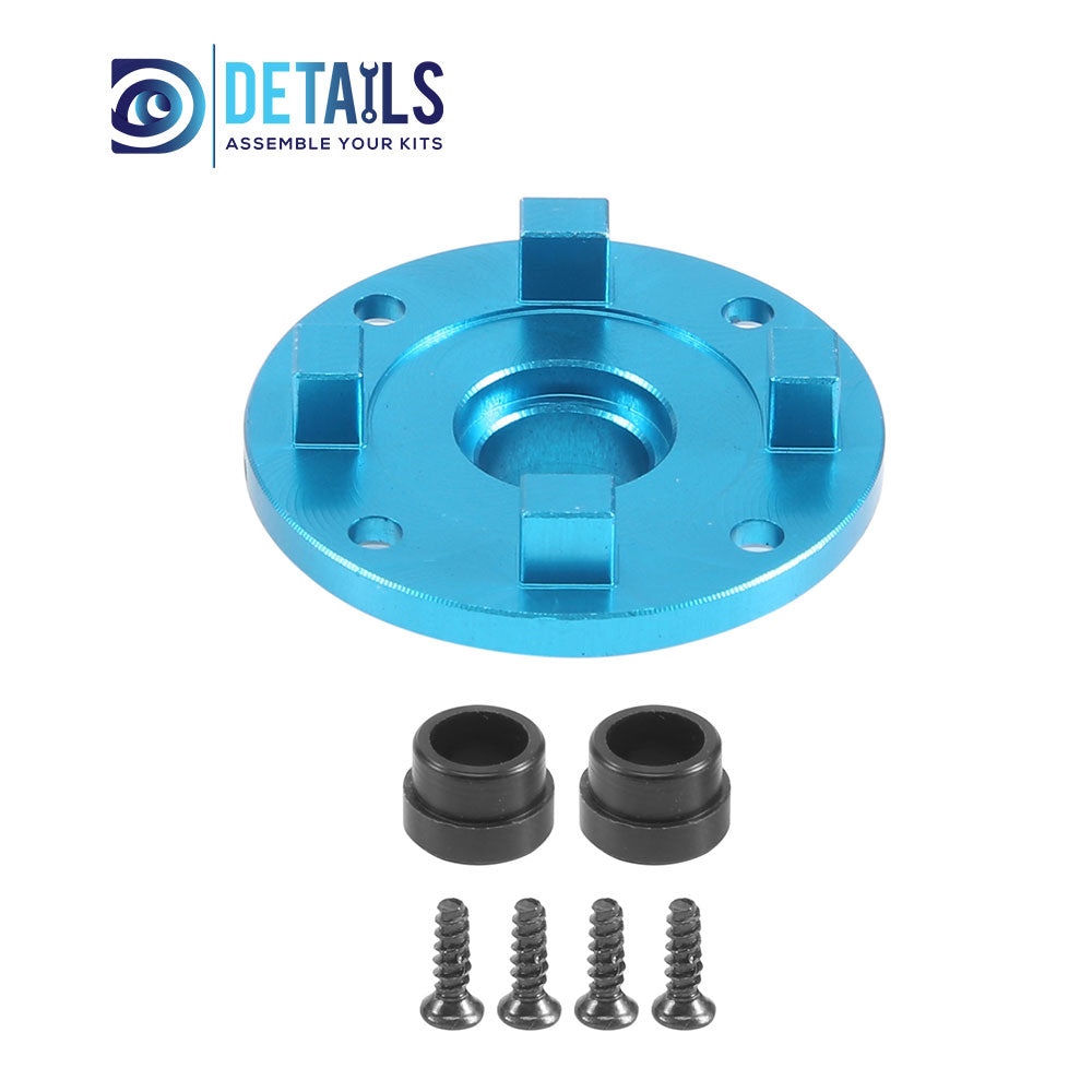 Aluminum One-Way Differential Gear Cover for Tamiya XV01 TA06 M07 M08 TRF201X 1/10 RC Car Upgrades Parts