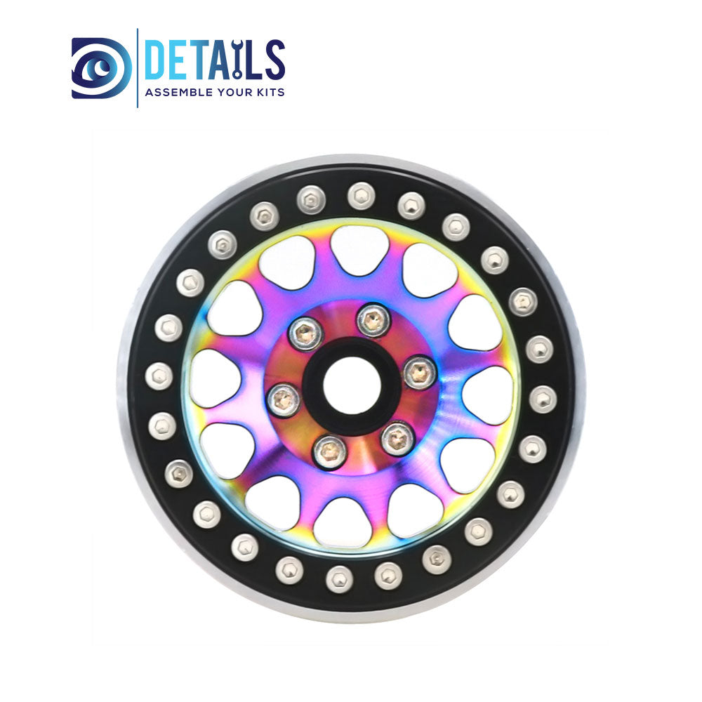 1.9" Aluminum Beadlock Crawler Wheels Dazzling colour 4pcs/set