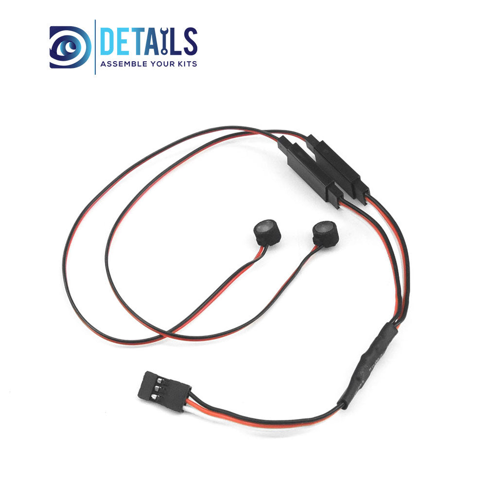 Hobby Details LED RC lights Round lamp 2 lamp for 1/18 TRX4M car