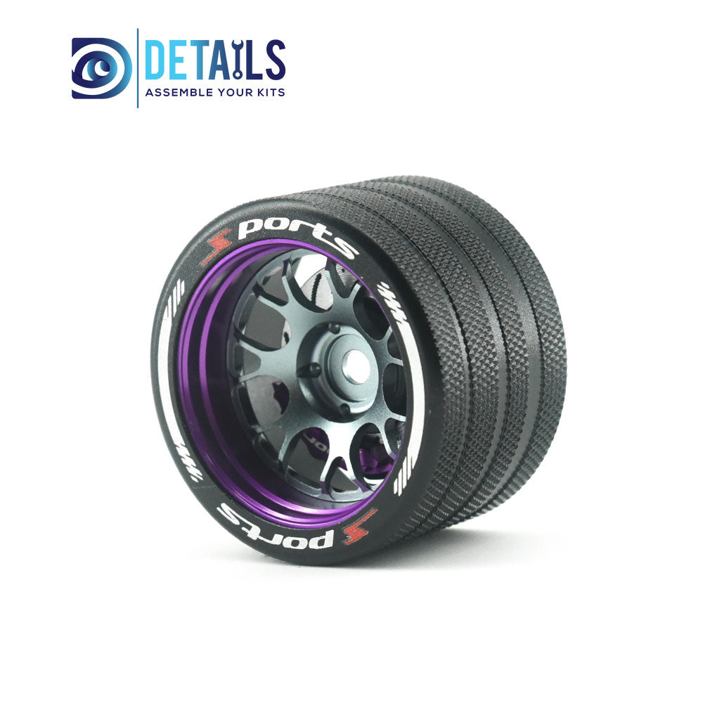 Aluminum RC Transmitter Steering Handwheel for Sanwa/ Futaba/NB4/ 7PX/X9 DTEL01037