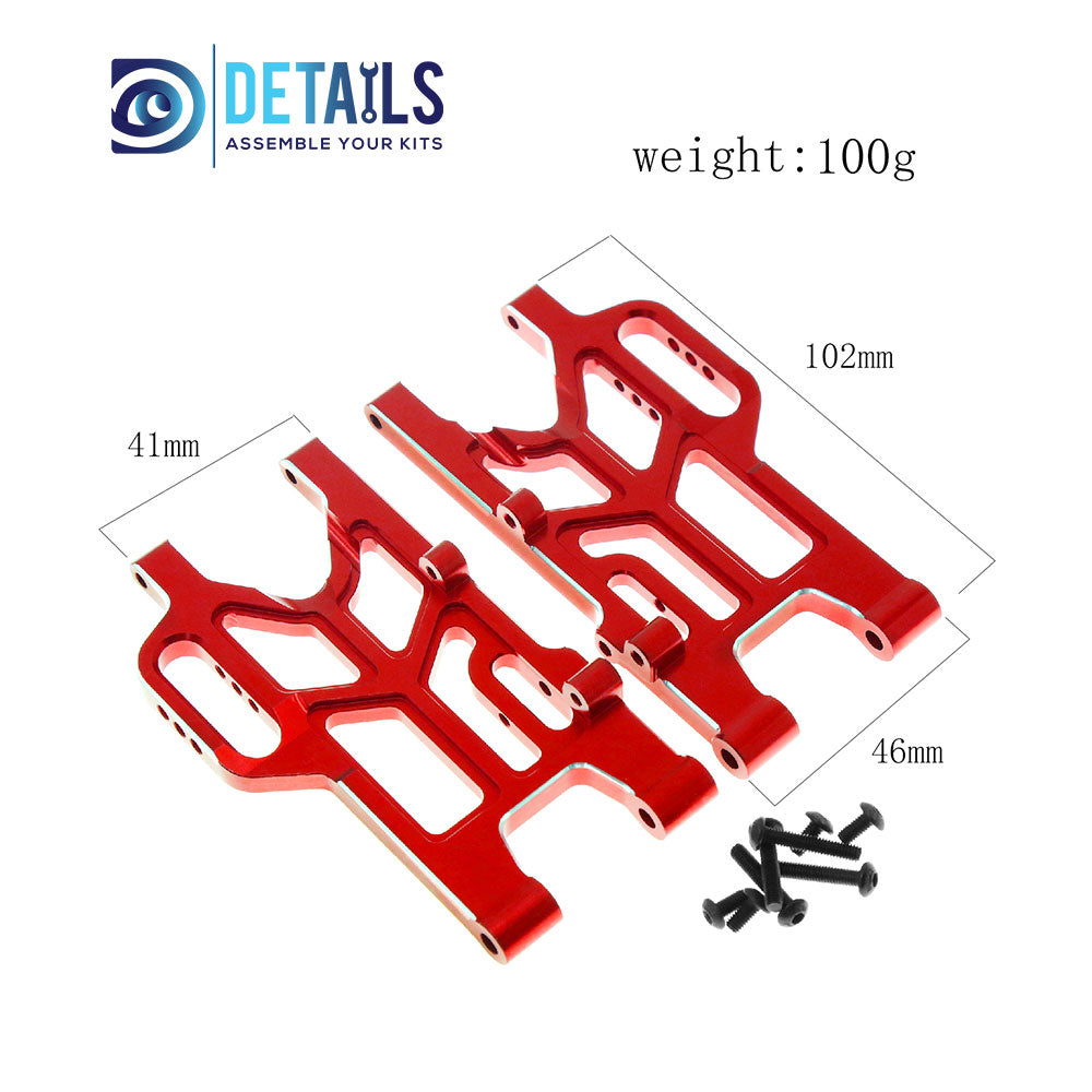 Aluminum Rear Suspension Arms for Arrma 1/8 Mojave Upgrade Parts
