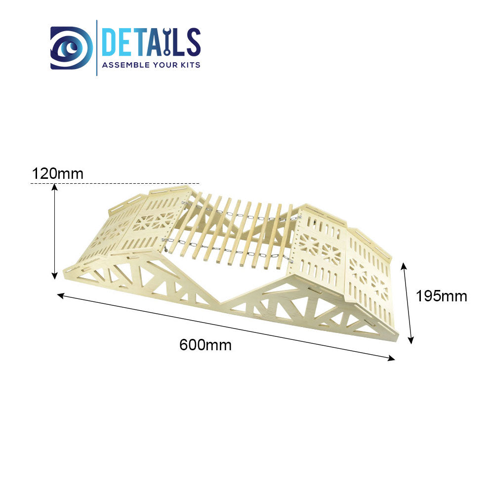 High Density RC  Crawler Wood Board Tracks 5 layers Hardened Thickness G Style