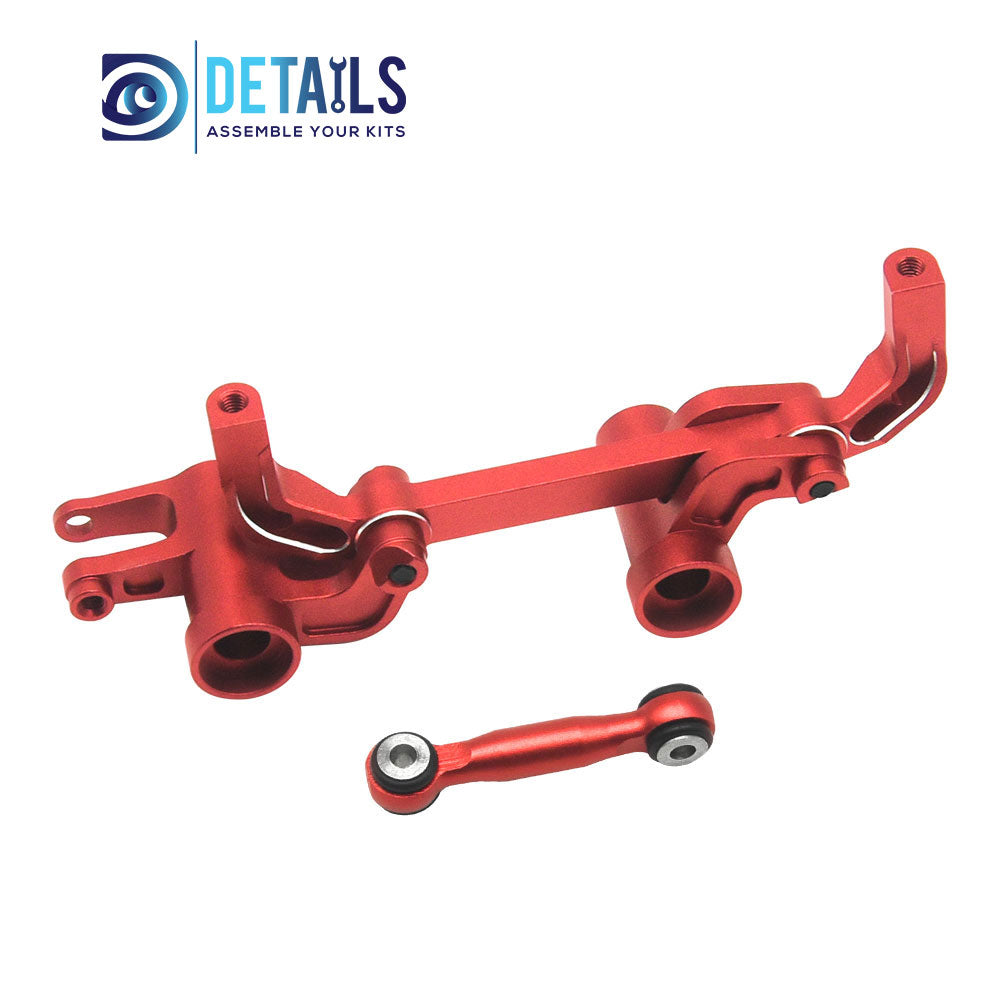 Aluminum Steering Set Steering Rods Set For TRAXXAS 1/10 4-TEC Drift Ford Mustang