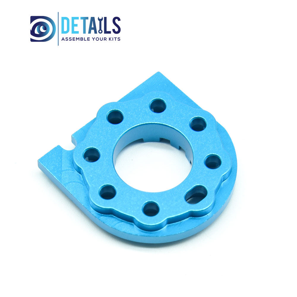 Aluminum Stock Motor Mount - Blue For Tamiya 1/10 TT01