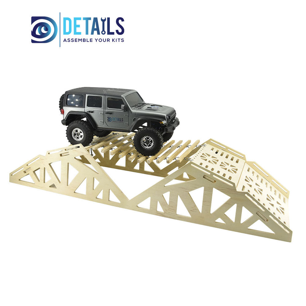High Density RC  Crawler Wood Board Tracks 5 layers Hardened Thickness G Style