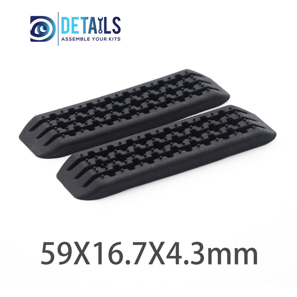 1/18 Scale Rubber Recovery Ramps for RC Crawler 59X16.7X4.3mm