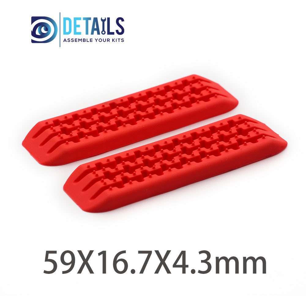 1/18 Scale Rubber Recovery Ramps for RC Crawler 59X16.7X4.3mm