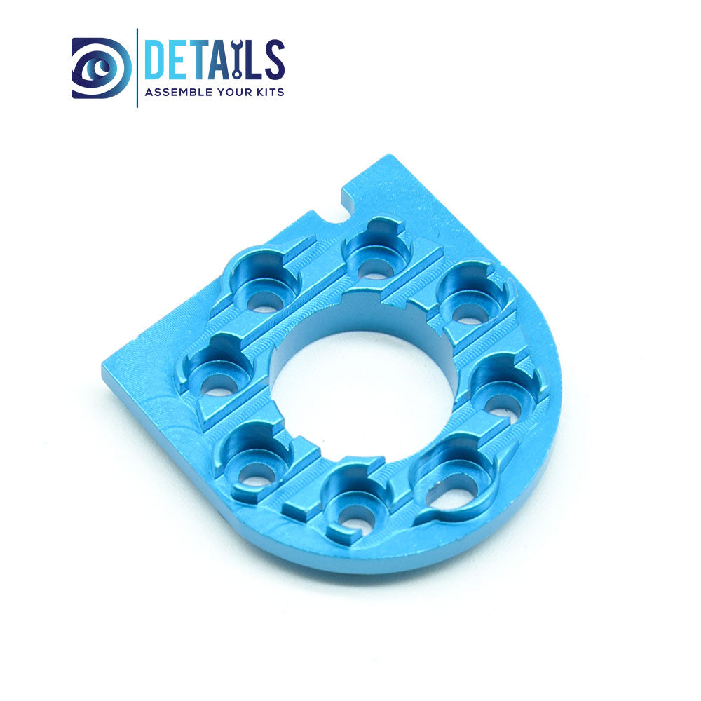 Aluminum Stock Motor Mount - Blue For Tamiya 1/10 TT01