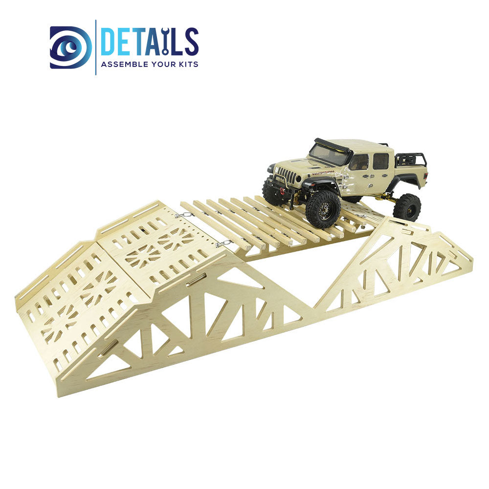 High Density RC  Crawler Wood Board Tracks 5 layers Hardened Thickness G Style