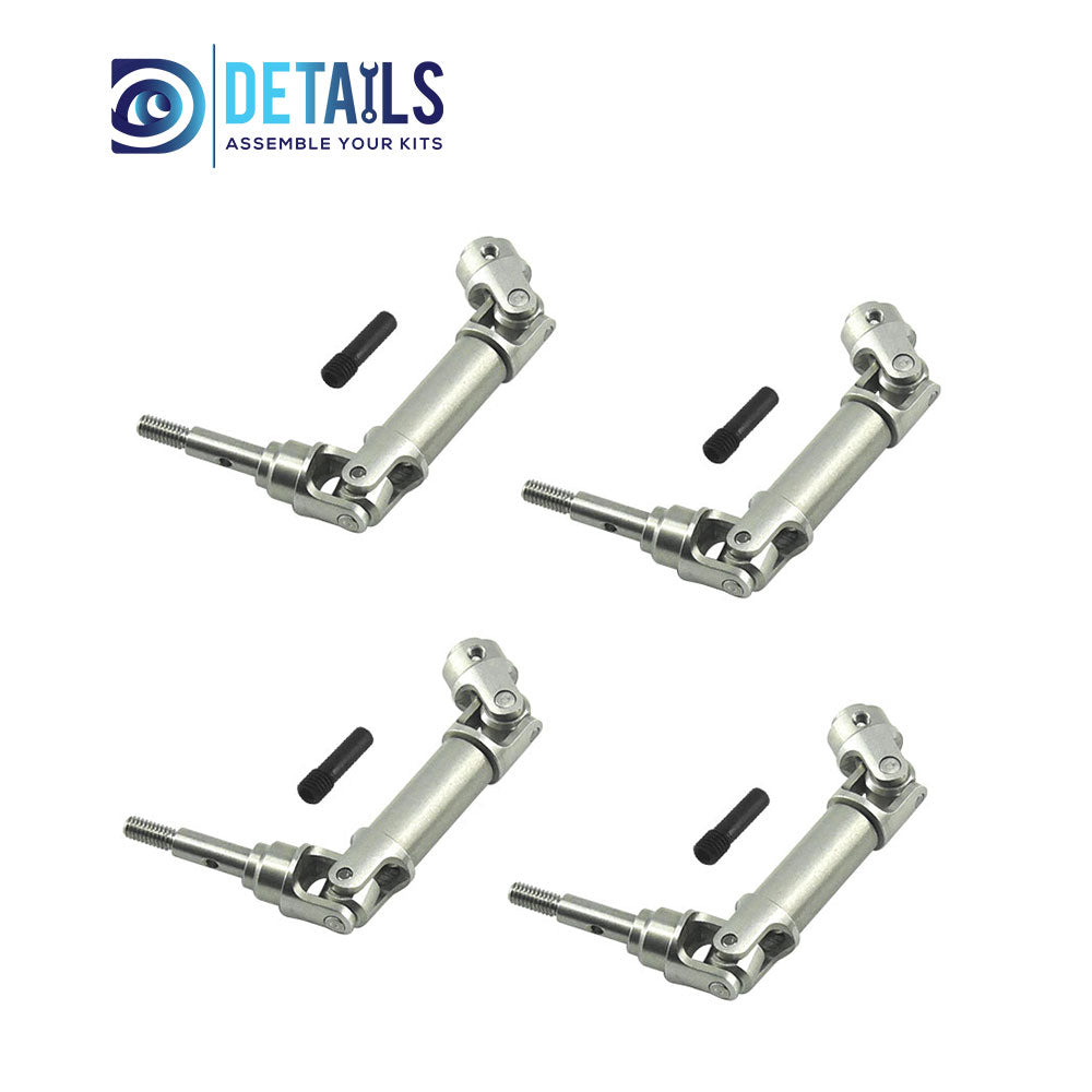 Hobby Details 304 Steel CVD Draft 4pcs/set For TRX MINI MAXX BL-2s 4WD Brushless Monster Truck 107154-1 Upgrade Parts