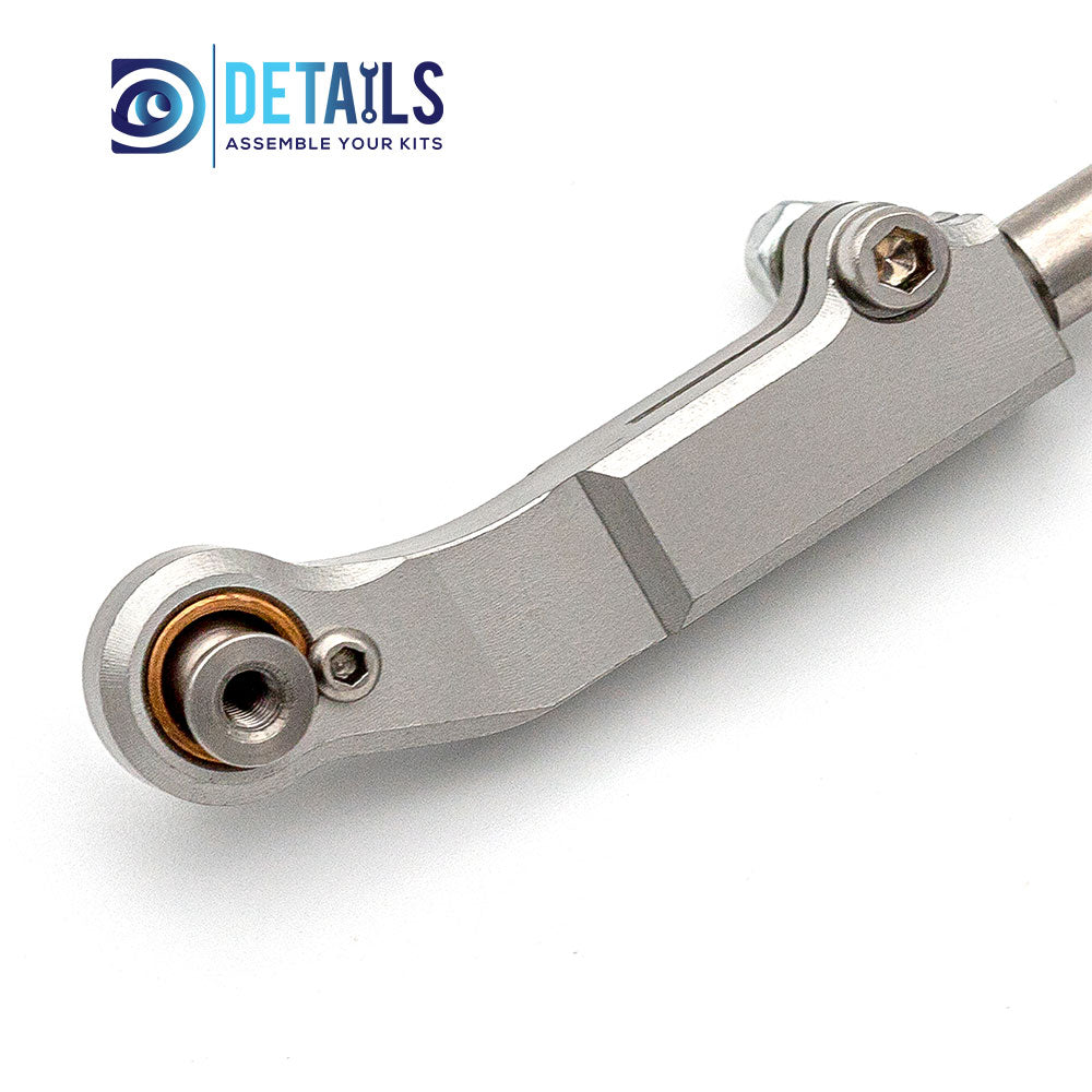 Hobby Details Aluminum Front Steering Rod for Team Corally Kronos XP 6S XTR 1/8 RC Car Upgrades Parts