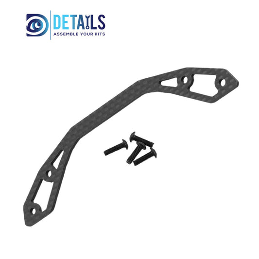 Carbon Fiber Bumper Bracket For 1/10 TAMIYA XV01 XV-01 RC Car Upgrades Parts Accessories