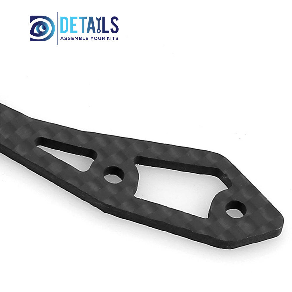 Carbon Fiber Bumper Bracket For 1/10 TAMIYA XV01 XV-01 RC Car Upgrades Parts Accessories