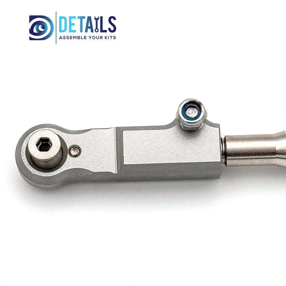 Hobby Details Aluminum Front Steering Rod for Team Corally Kronos XP 6S XTR 1/8 RC Car Upgrades Parts