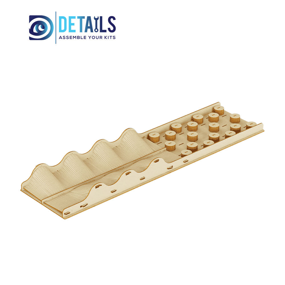 1/18 High density wood board climaing car props