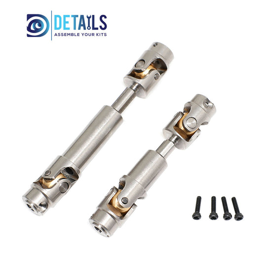 Stainless Steel Driver Shaft D-type for TRX-4M 1/18 Car 2pcs/set