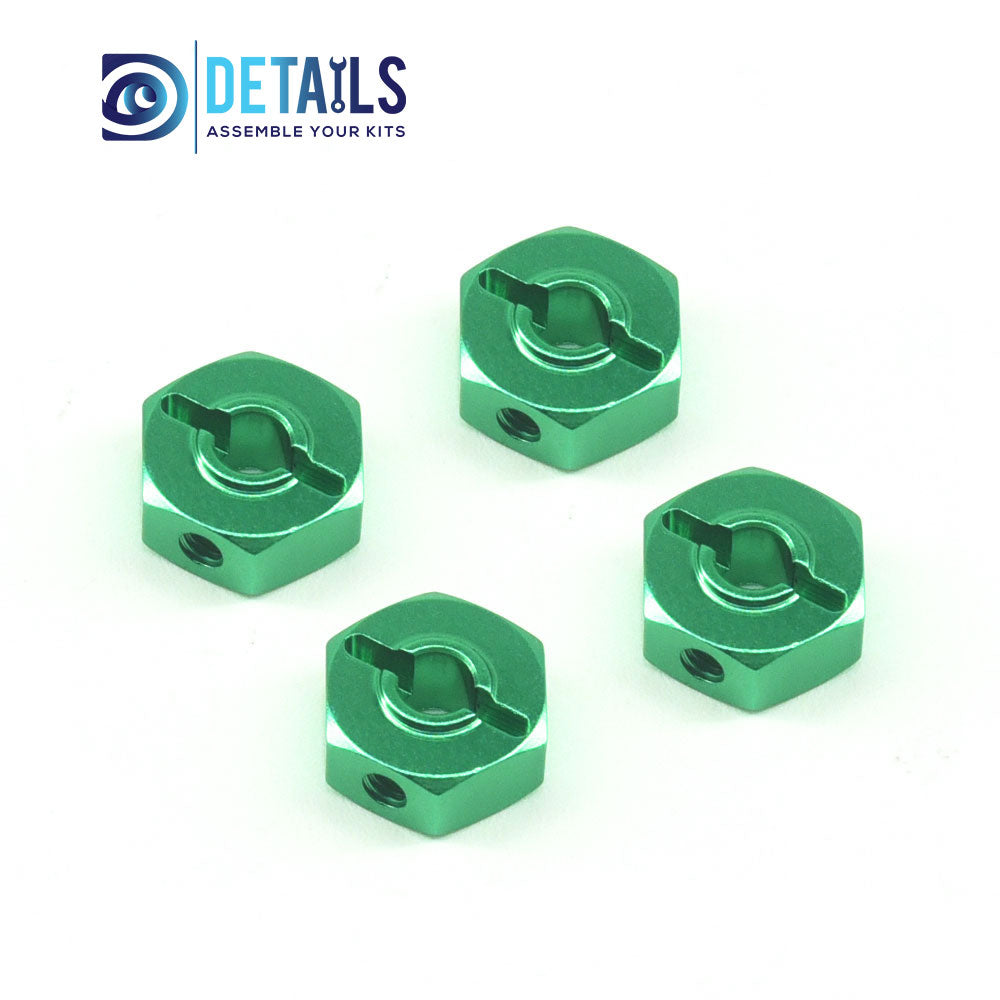 Aluminum 12X5mm Wheel Hex For Losi LMT MINI 1/18 4WD Solid Axle Monster