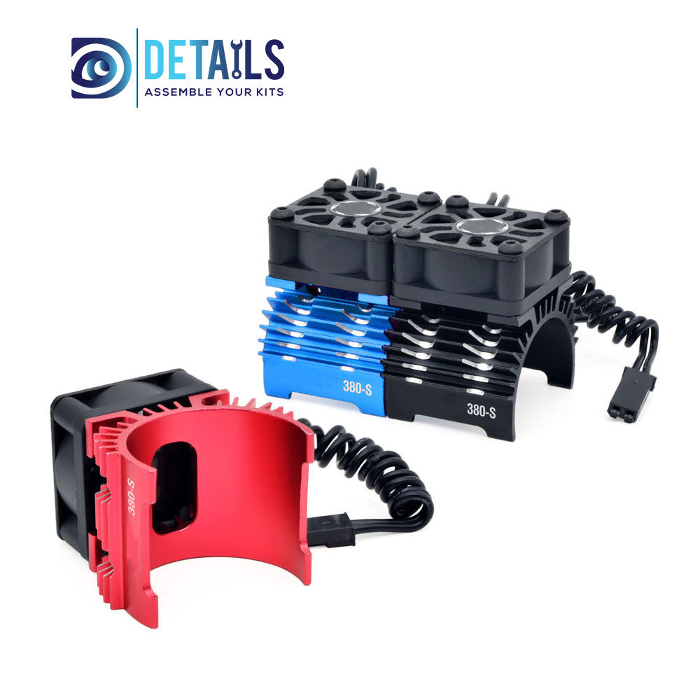 Hobby Details 28/29mm RC Car Motor Cooling Fan with Heatsink 32000RPM(380-S)