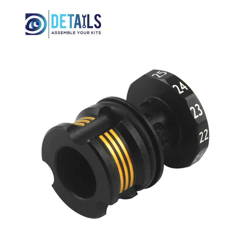 Hobby Details Adjustable Ride Height Gauge 20-30mm A：Black silver B：Black gold