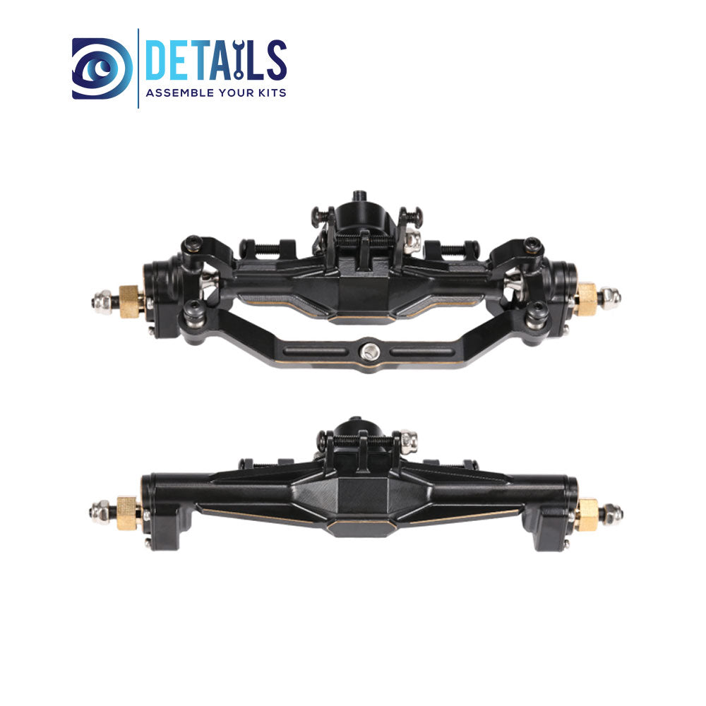 Brass TRX4M Portal Straight Front Rear Axle for 1/18 RC Crawler Car