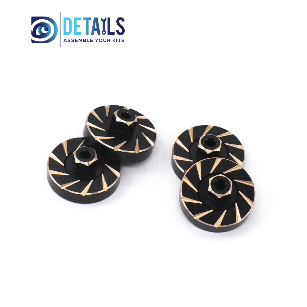 Brass Wheel Hex Counterweight 4pcs/set for TRX-4M 1/18 Car