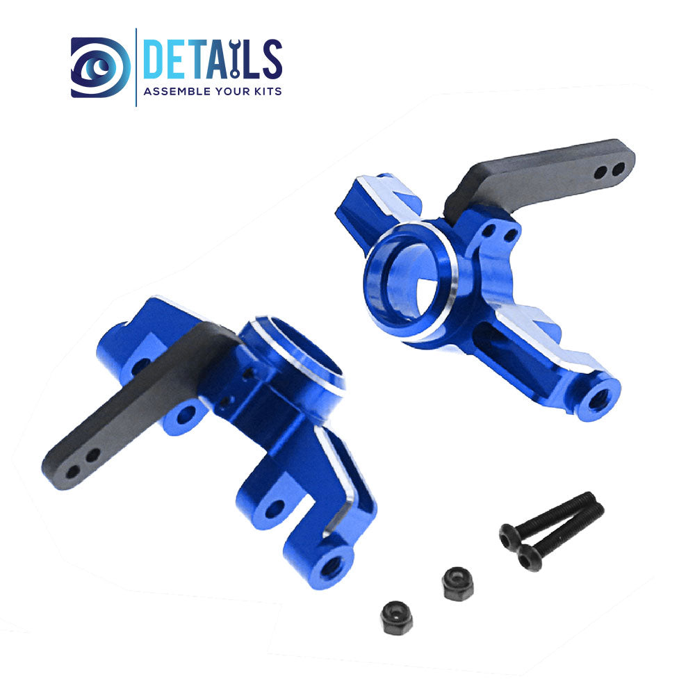 Aluminum and Carbon fiber Front Steering Knuckles for Arrma 1/8 Mojave/1:10 4x4 Kraton Upgrade Parts