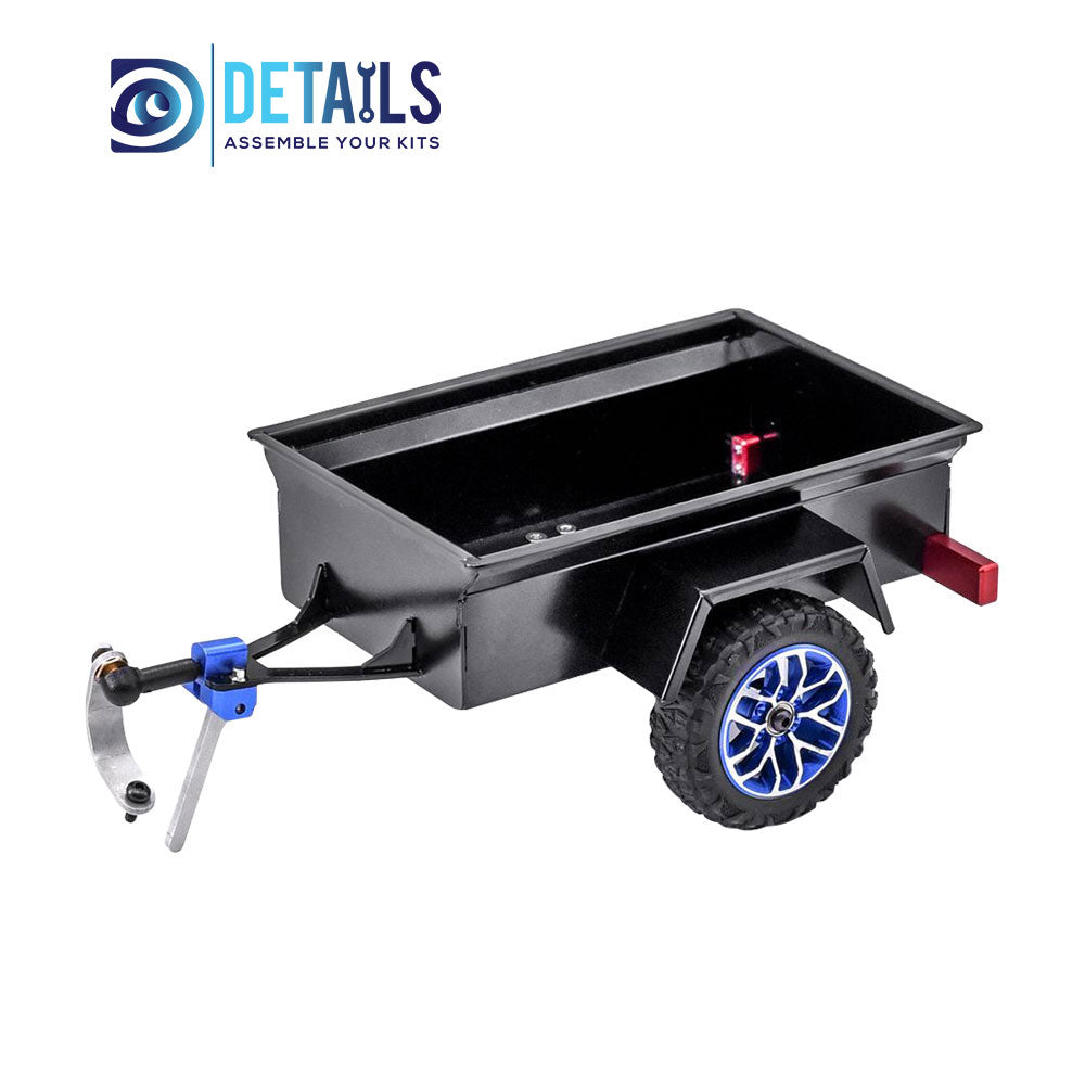 Hobby Details Aluminum Mini Trailer for 1/24 cars