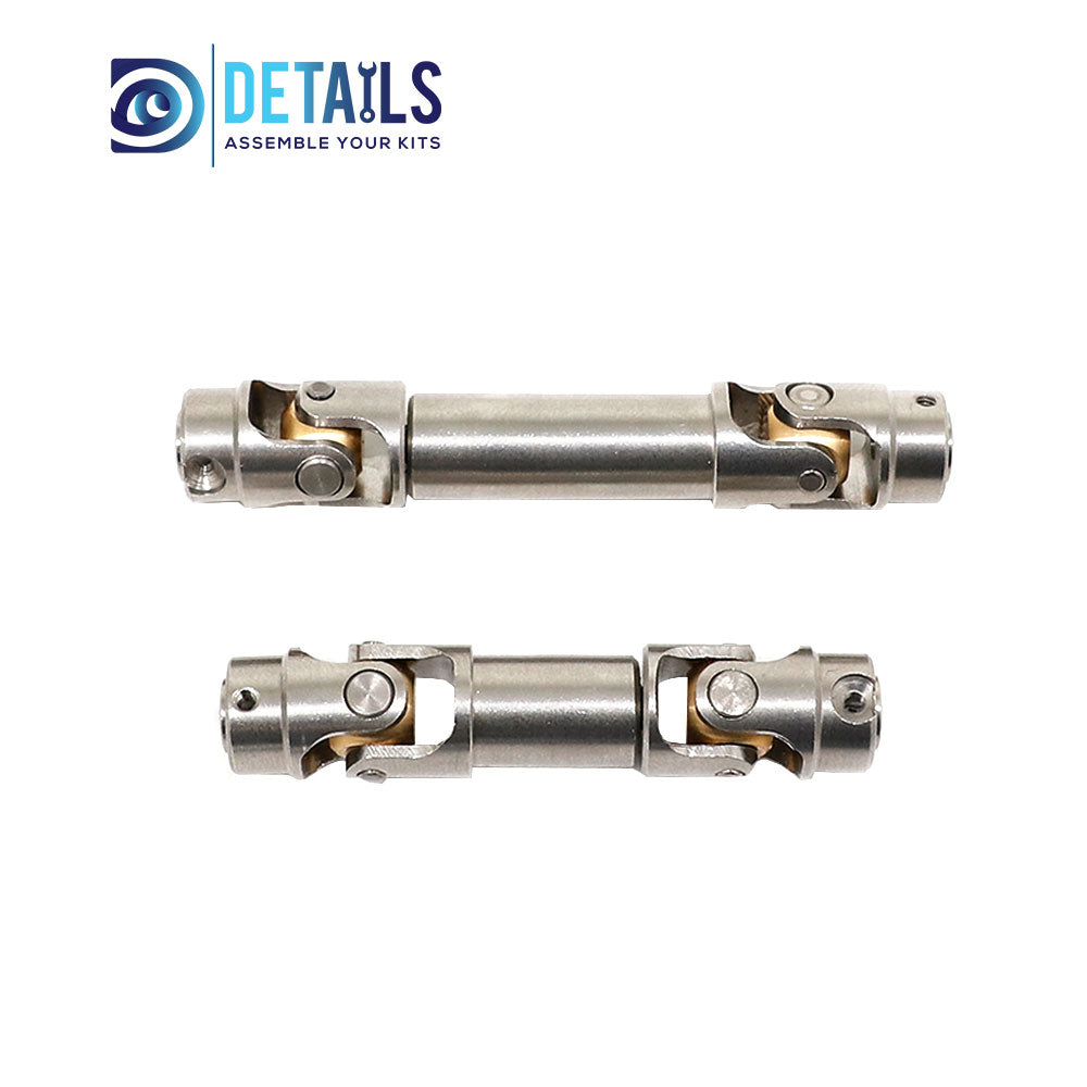 Stainless Steel Driver Shaft D-type for TRX-4M 1/18 Car 2pcs/set