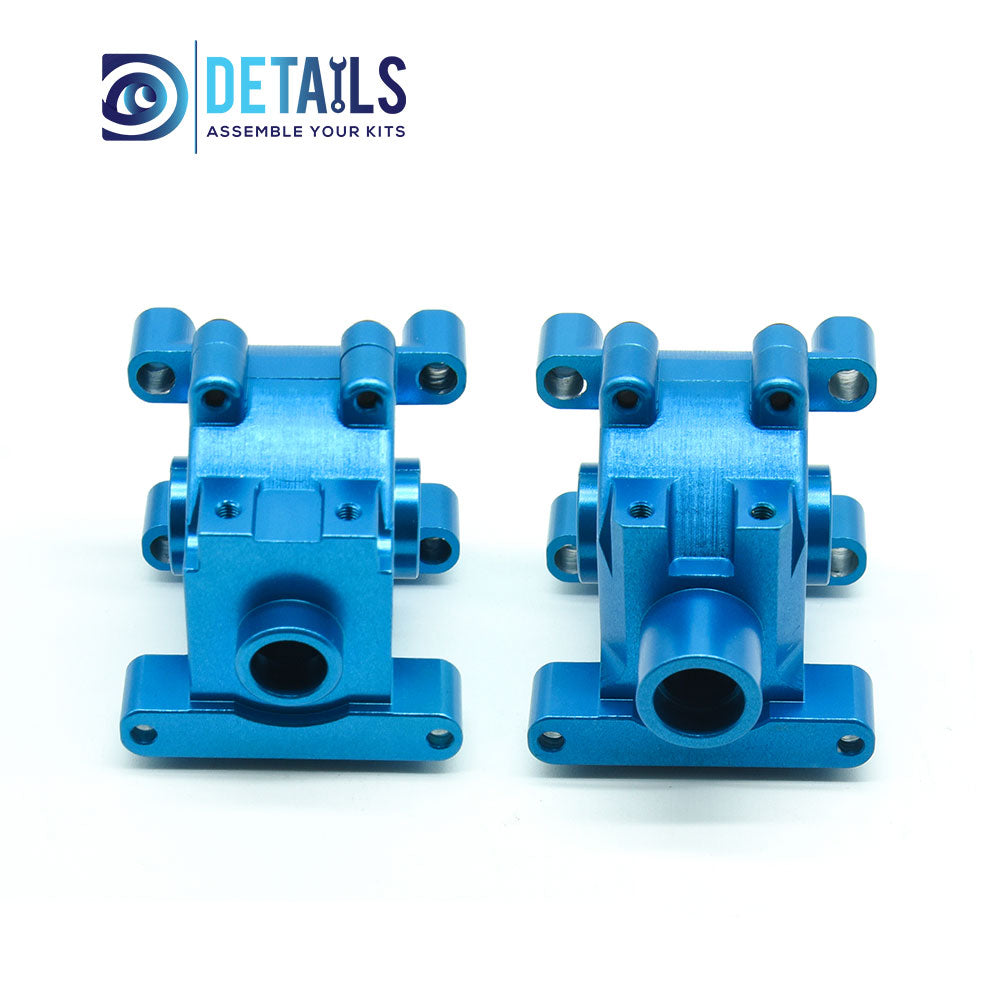Aluminum Front&Rear Gear Box For Tamiya 1/10 TT01 2pcs/set