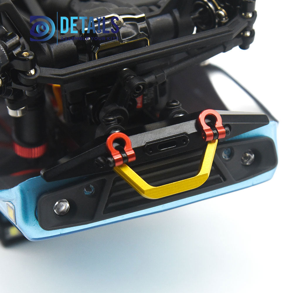 Aluminum Front Bumper for RedCat Ascent18 1/18 Car A: Black Gold B: Black Red