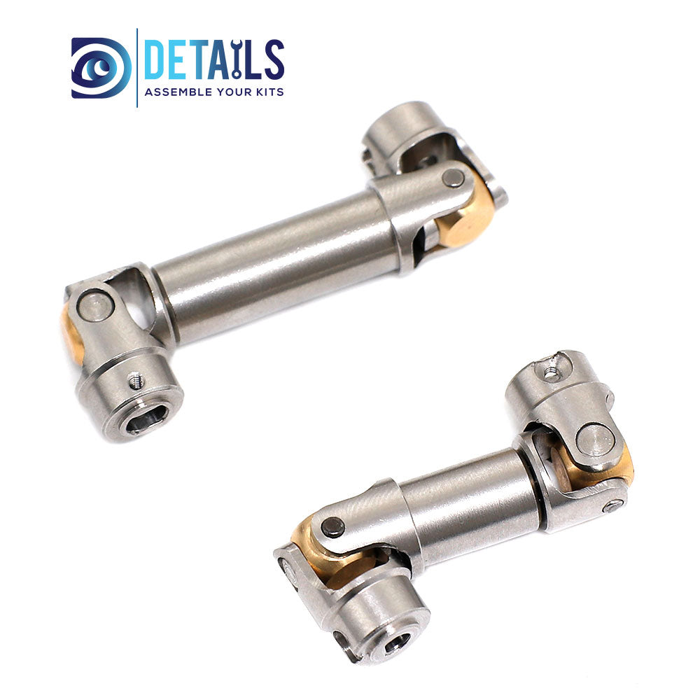 Stainless Steel Driver Shaft D-type for TRX-4M 1/18 Car 2pcs/set
