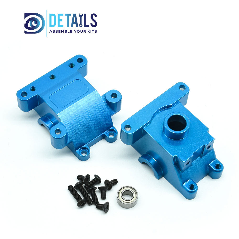 Aluminum Front&Rear Gear Box For Tamiya 1/10 TT01 2pcs/set