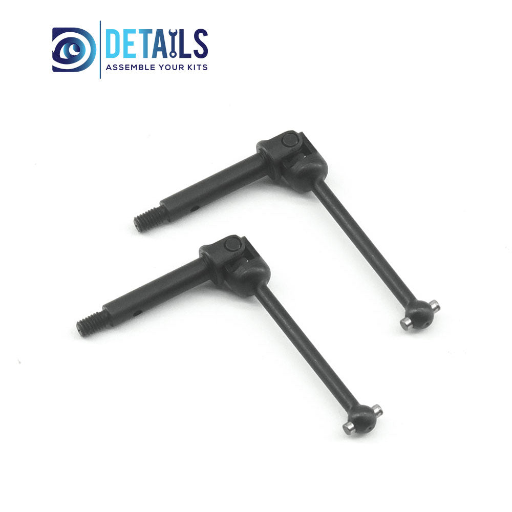 Steel Front Or Rear Universal Driveshaft / CVD For Losi LMT MINI 1/18 4WD Solid Axle Monster 2pcs