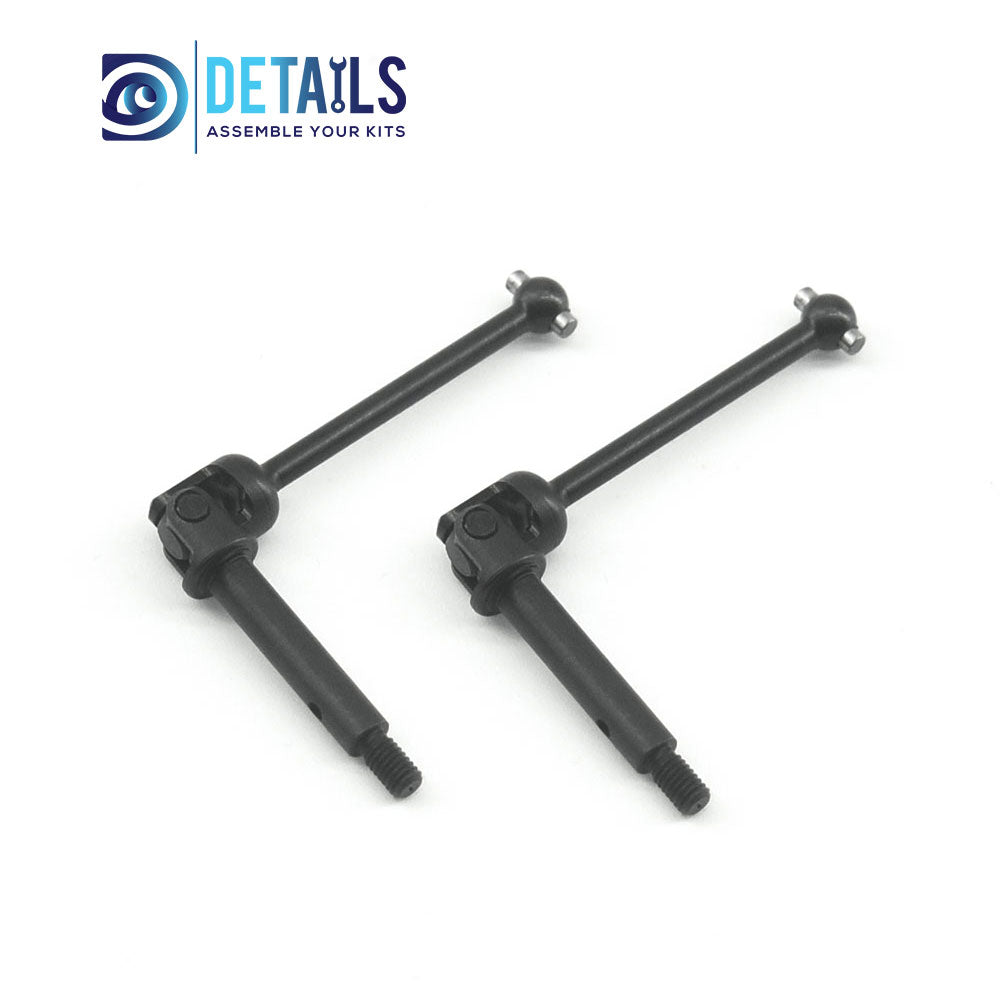 Steel Front Or Rear Universal Driveshaft / CVD For Losi LMT MINI 1/18 4WD Solid Axle Monster 2pcs