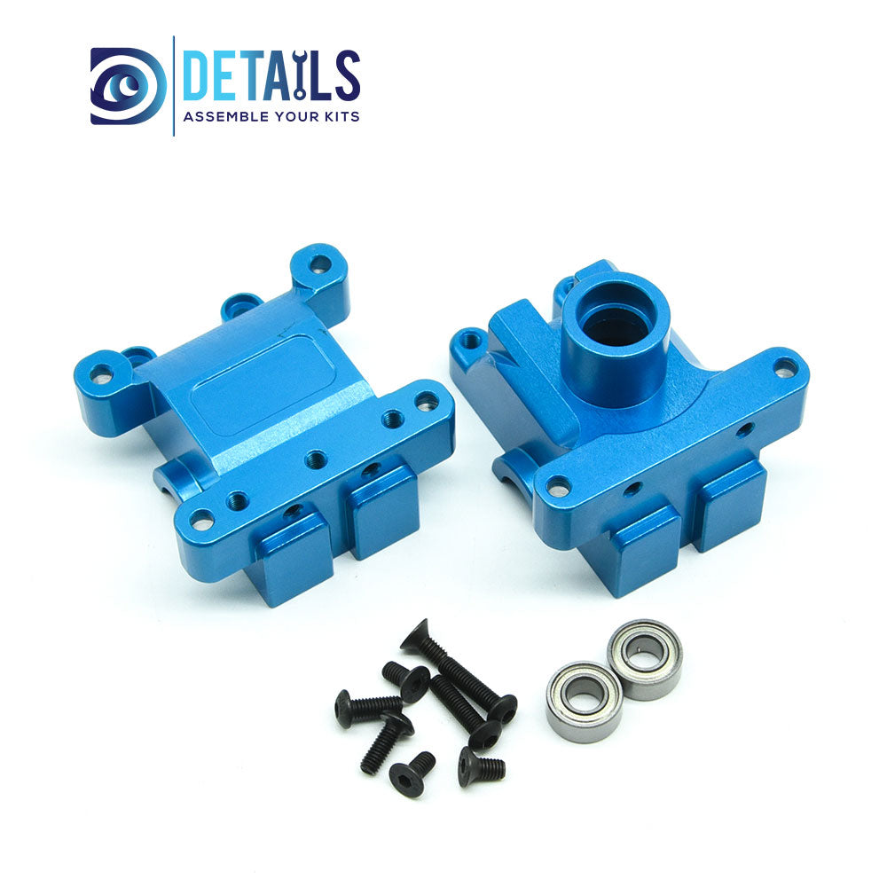 Aluminum Front&Rear Gear Box For Tamiya 1/10 TT01 2pcs/set