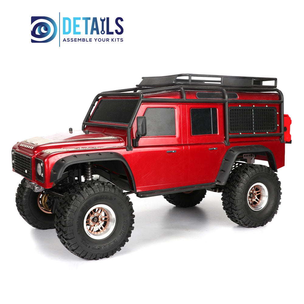 Offset -10mm Aluminum 1.9" Beadlock Wheel Rim for 1/10 RC Crawler SCX10 Pro TRX4 VS4-10 Gen8 TRX6 CAPRA 4pcs/set B