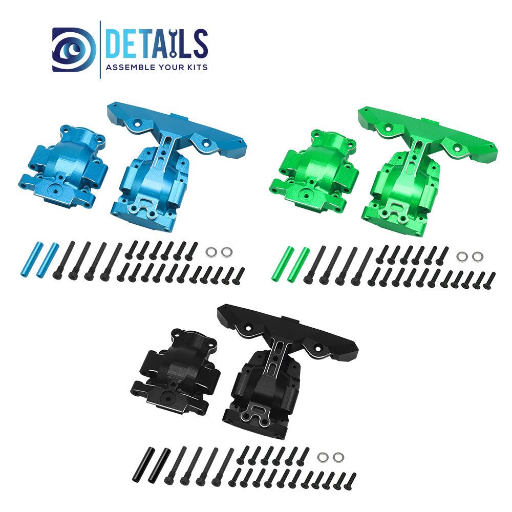 Hobby Details 7075 Aluminum Front Gear Box For TRX MINI MAXX BL-2s 4WD Brushless Monster Truck 107154-1 Upgrade Parts