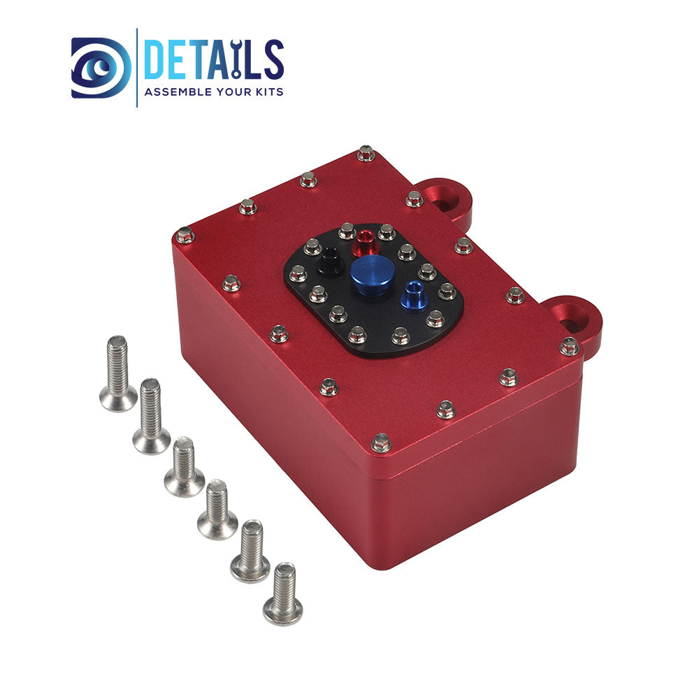 Aluminum CNC Scale Fuel Cell Receiver Box 60*40*26mm