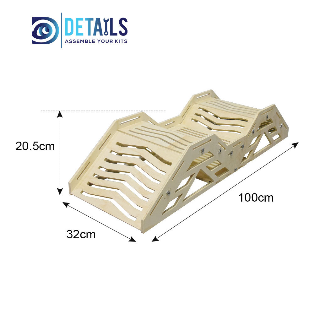 1/10 High Density RC  Crawler Wood Board Tracks 10 layers Hardened Thickness I Style