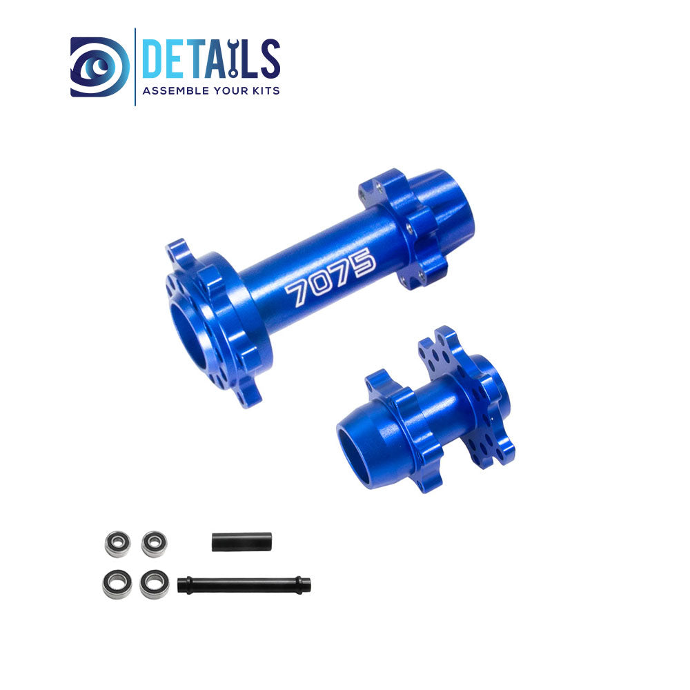 7075 Aluminum Front Rear WheelAxle Shaft for LOSI 1/4 Promoto MX Motorcycle