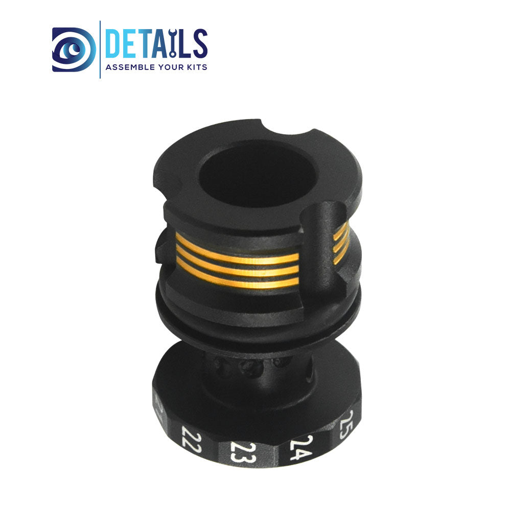 Hobby Details Adjustable Ride Height Gauge 20-30mm A：Black silver B：Black gold